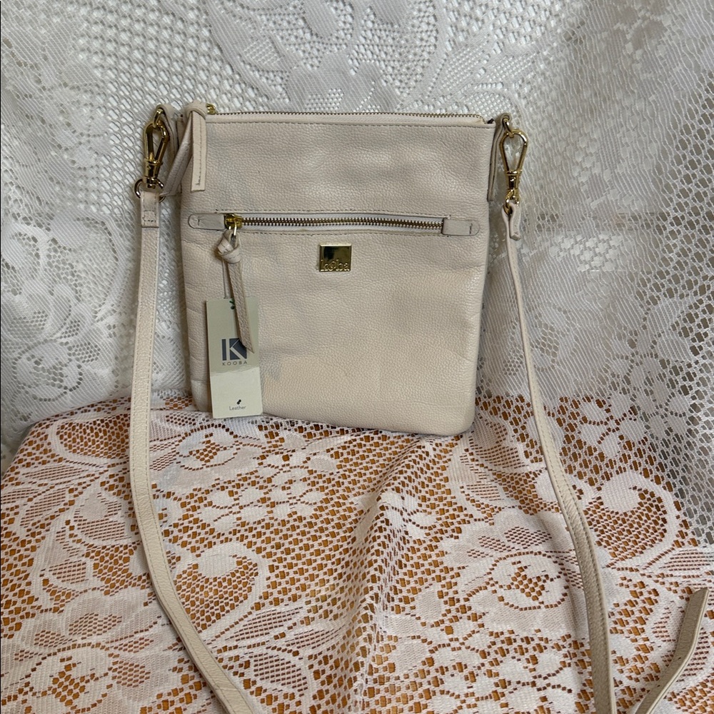 NWT Kooba Cream Crossbody Shoulder bag purse - Picture 2 of 5